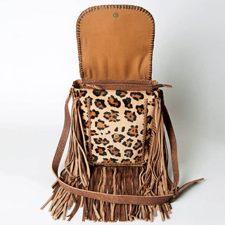 Desert Huntress Crossbody Bag – Leather & Cheetah
