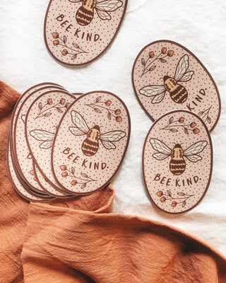 Bee Kind Vinyl Sticker