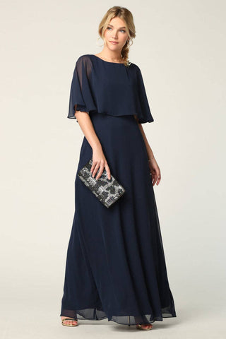 Simple Chiffon A-Line Formal Gown