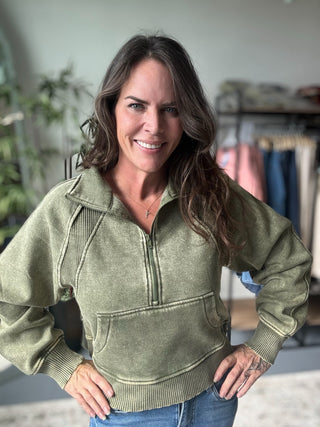 Half Zip Me Sweatshirt