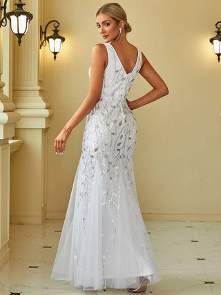Twilight Tulle Fishtail Sequin Gown