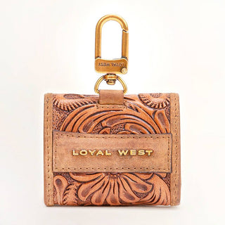 Loyal West Gloriana Clip-On Bag Charm – Hand-Tooled Leather