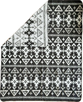 Andean Alpaca Wool Blanket - Shadow Mesa