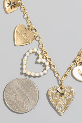 Blooming In Love Charm Necklace