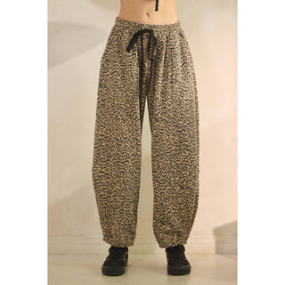 Leopard French Terry Pants – Soft, Stylish & Bold