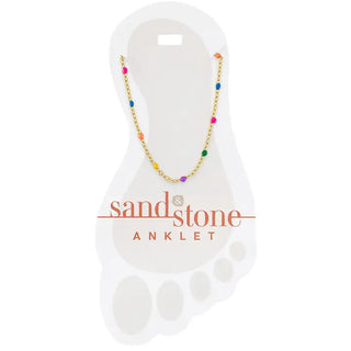 Mesa Rainbow Beaded Anklet