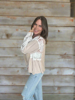 Boho Chic Lace Top
