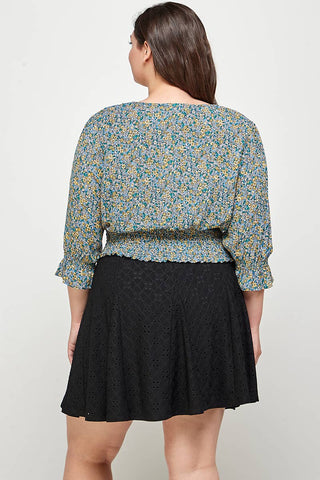 Desert Bloom Smock Blouse