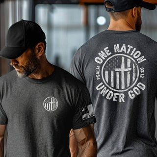 One Nation Under God Cross Graphic Tee | Laciann Collective