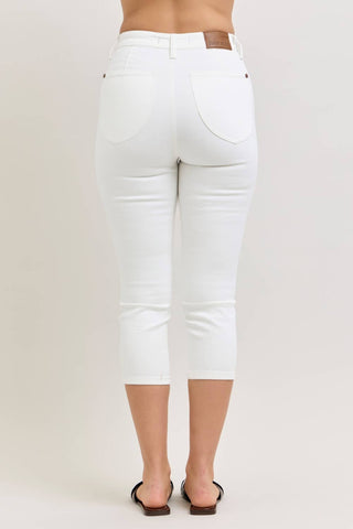 Judy Blue High-Waist Tummy Control Capri Jeans