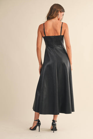 The Luxe Leather Line Midi
