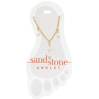 Pearl Mirage Dangle Anklet