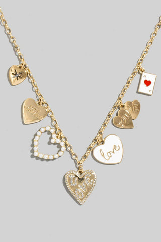 Blooming In Love Charm Necklace