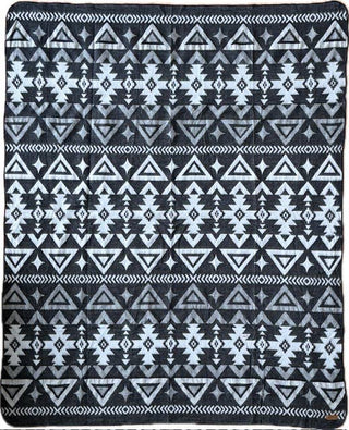 Andean Alpaca Wool Blanket - Shadow Mesa