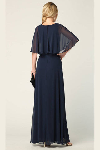 Simple Chiffon A-Line Formal Gown
