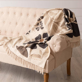 Modern Botanical Collection Throw