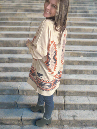 Aztec Knit cardigan