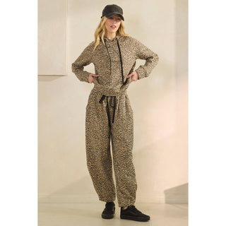 Leopard French Terry Hoodie – Cozy, Bold & Boutique-Polished