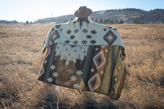 Southwest Alpaca Blanket - Mojave Reversible