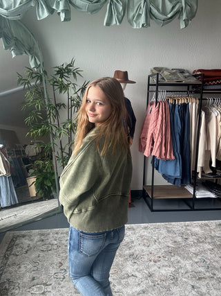 Half Zip Me Sweatshirt