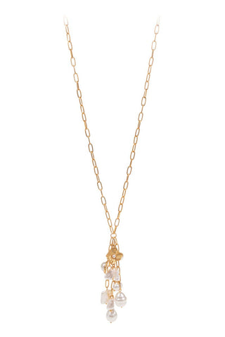 VINTAGE PEARL SHAPE NECKLACE