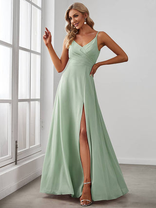 The Willow Gown A Line chiffon Gown