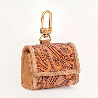 Loyal West Gloriana Clip-On Bag Charm – Hand-Tooled Leather
