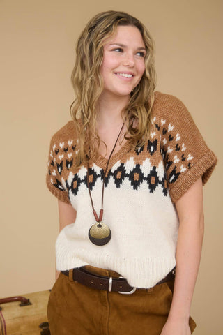Cozy Crest V Fair Isle Knitwear