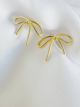 All Wrapped Up Bow Earrings
