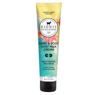 Water Flowers & Sea Salt Hand & Body Goat Milk Cream