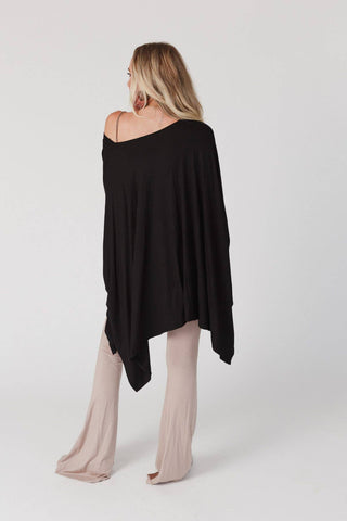 The Wren Boho Top - Black