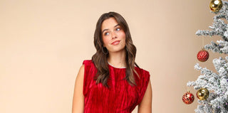 Festive Velvet Charm Dress