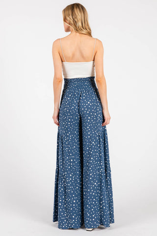 Canyon Dot Bow‑Tie Pants
