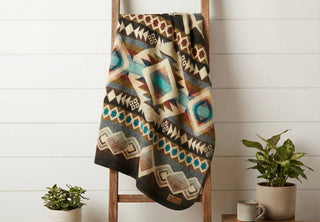 Andean Alpaca Wool Blanket - Inca