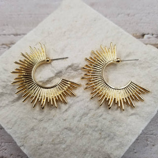 Radiant Sun Stud Earrings