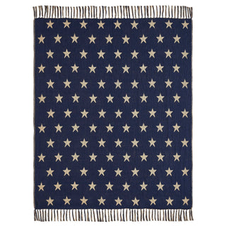 My Country Jacquard Stars Woven Throw 50x60