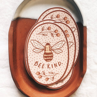 Bee Kind Vinyl Sticker