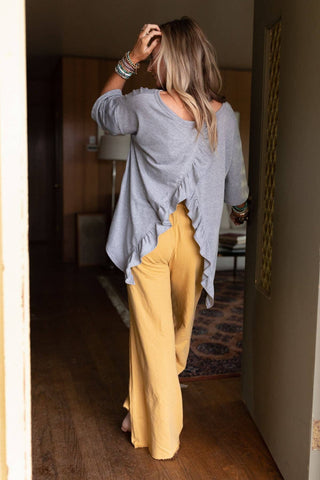 Must Have High Low Split Back Tee