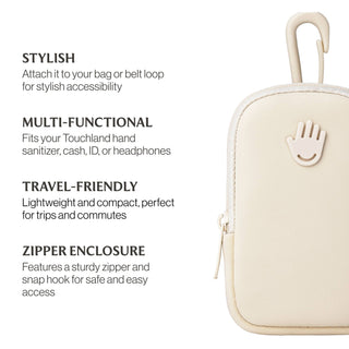 Cream Touchette Pouch