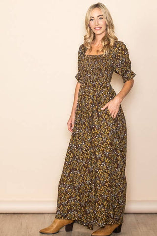 Golden Hour Bloom Wide Leg One-Piece