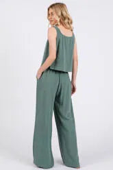 The Clean Line Wide‑Leg