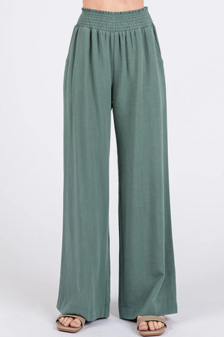 The Clean Line Wide‑Leg