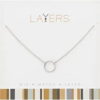 Solstice Circle Layer Necklace