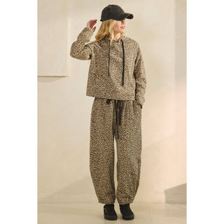 Leopard French Terry Hoodie – Cozy, Bold & Boutique-Polished