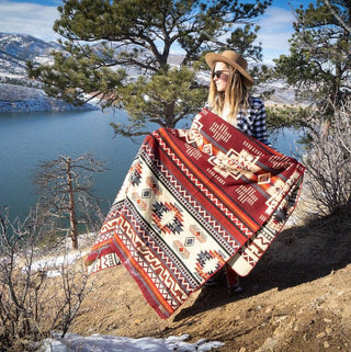 Wid Fire Andean Alpaca Wool Blanket