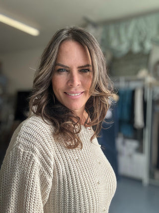 Cross Love Pearl Sweater