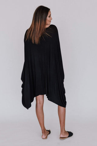 The Wren Boho Tunic - Black