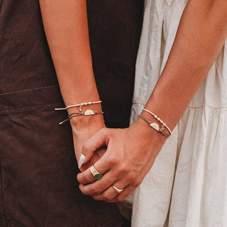 Forever Friends Neutral Sun Friendship Hair Tie Bracelet Set