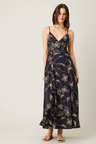 Canyon Bloom Open‑Back Maxi