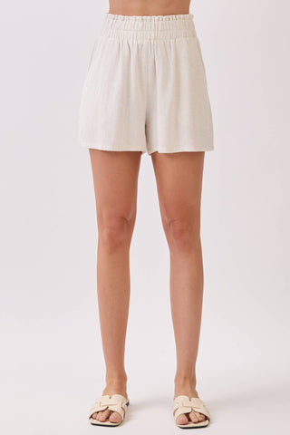 Sedona Ruffled Waist Elastic Shorts